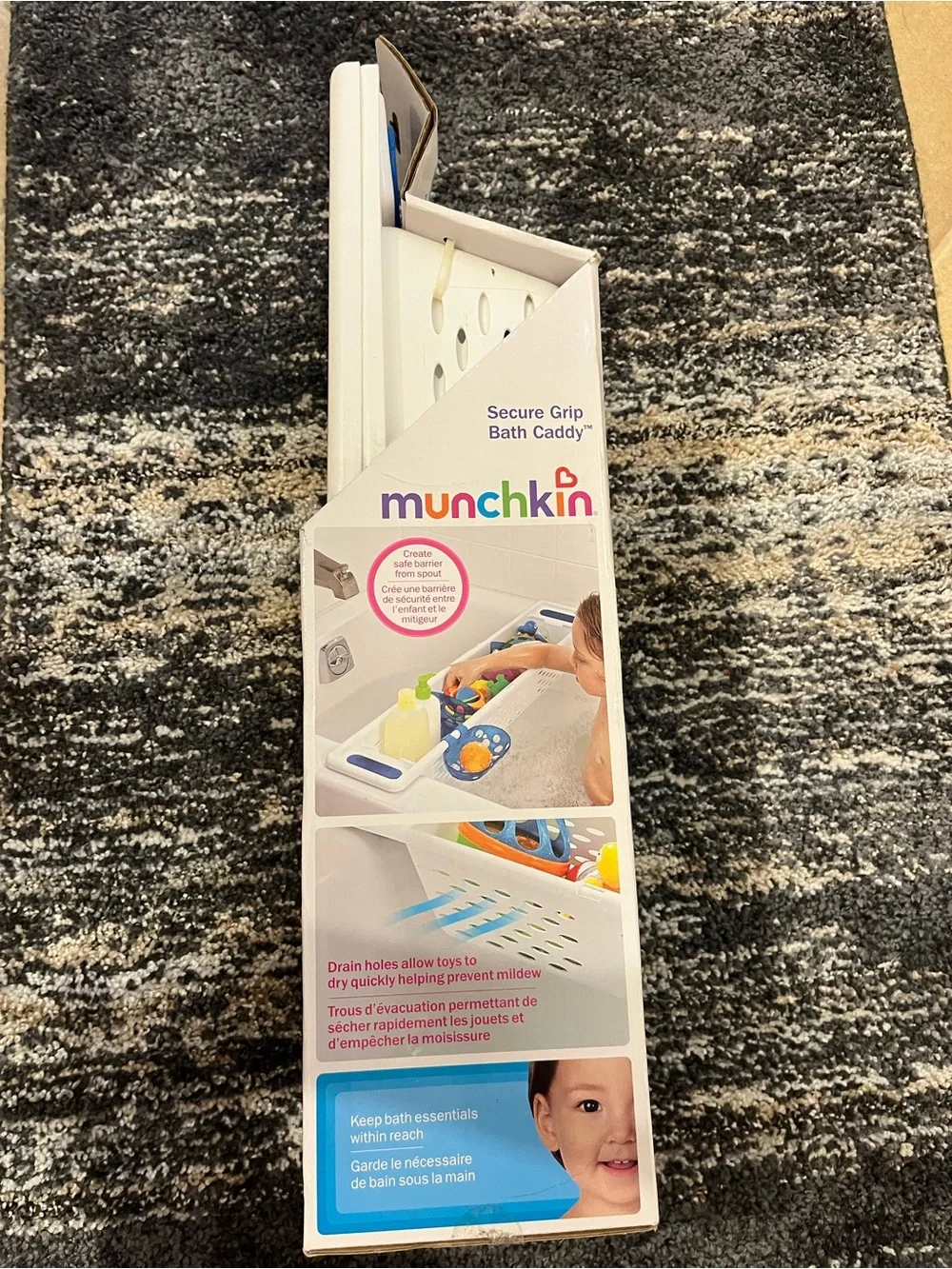 Munchkin Bath Caddy in White and Blue